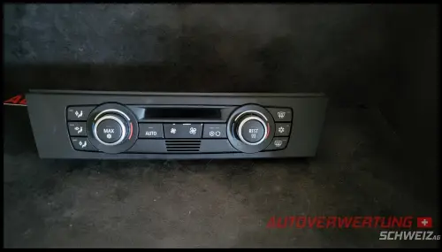 64119147299-01  Klimabedienteil BWM E81 E82 E87 E87LCI E88 E90 E90LCI E91 E91LCI E92 E93 64119199260